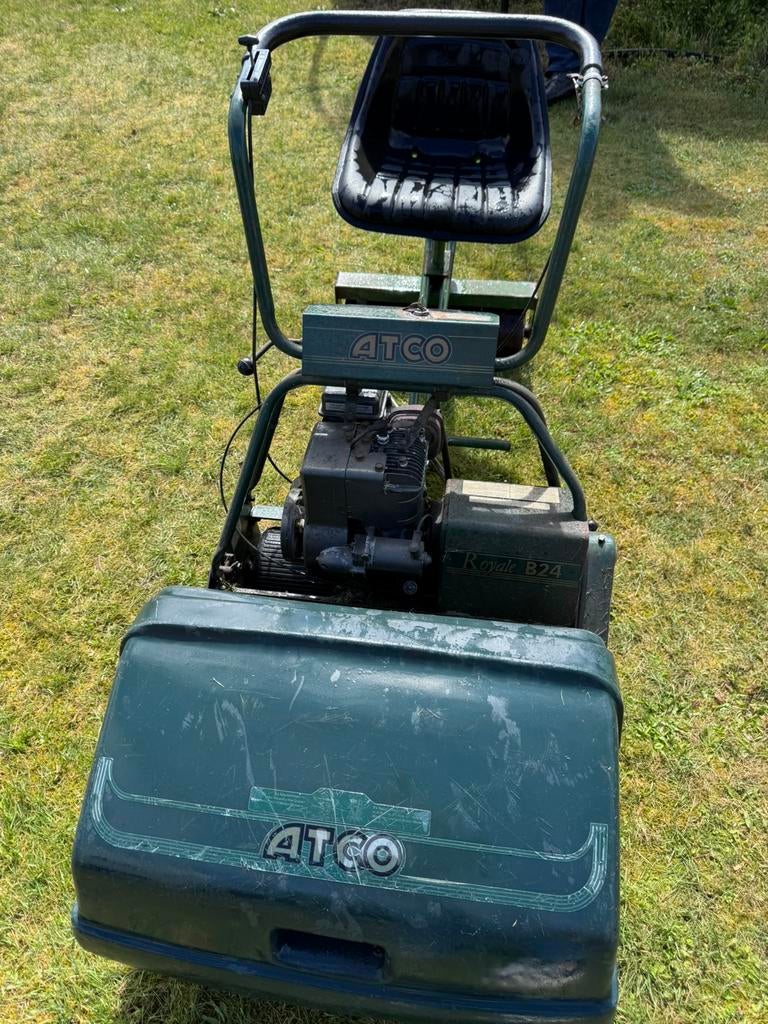 ATCO grasmachine 4 takt, Ophalen, Gebruikt, Opvangbak, Benzine-grasmaaier