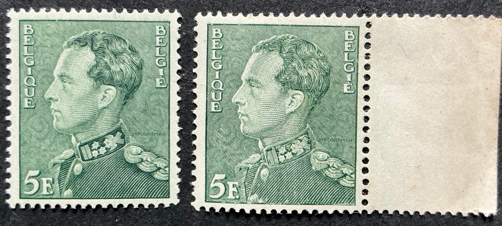 LOT 769. COB: 433 V. POORTMAN. Col blanc. MNH., Neuf, Enlèvement ou Envoi, Non oblitéré, Gomme originale