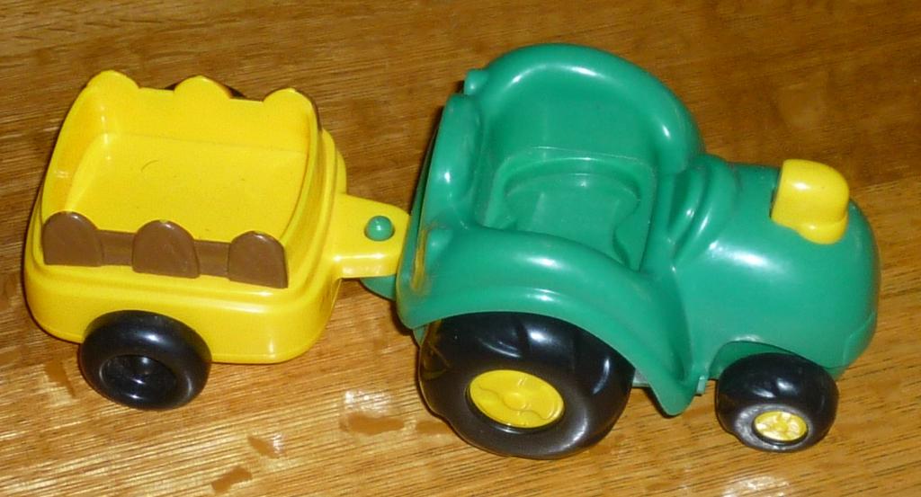 Véhicule en jouet : le tracteur et sa remorque, Enfants & Bébés, Enlèvement ou Envoi, Comme neuf