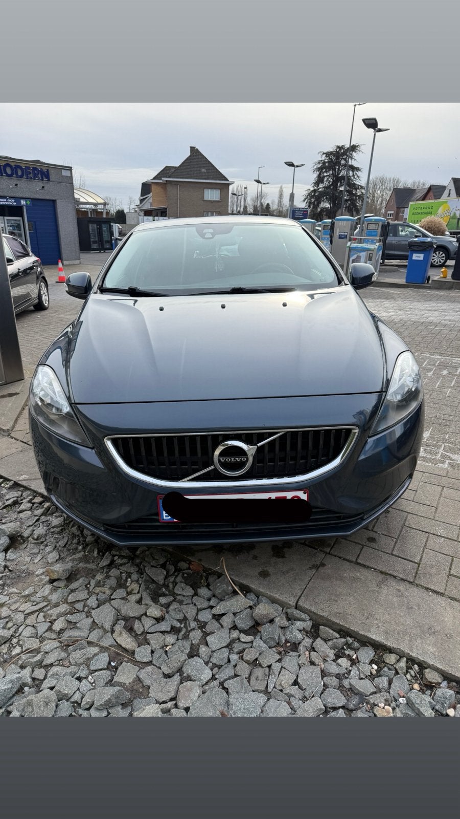 Volvo V40, Auto's, Volvo, V40, ABS, Diesel, Euro 6, Berline, 5 deurs, Automaat, Blauw, Zwart, Voorwielaandrijving, Onderhoudsboekje