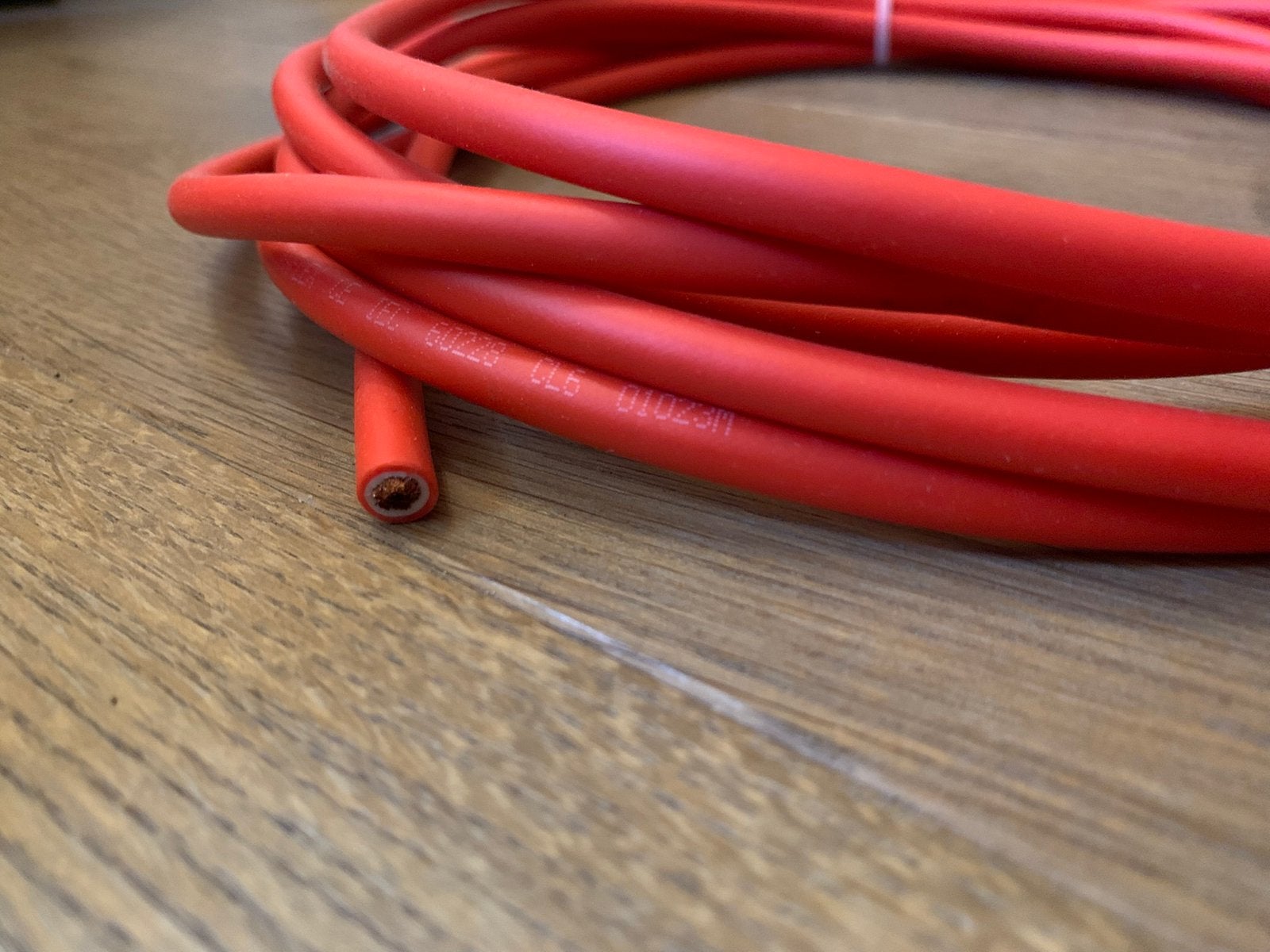 Accukabel 10mm2 extra flexibel 4 meter, Ophalen of Verzenden, Nieuw, Kabel of Snoer