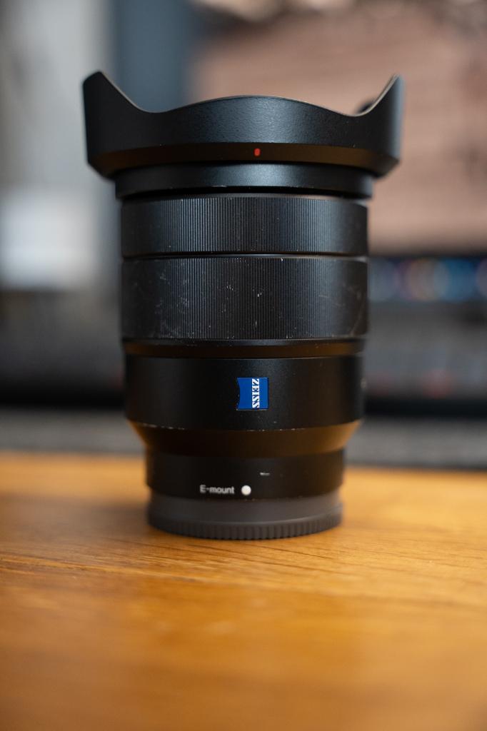 Sony Zeiss 16-35 f4.0, Audio, Tv en Foto, Ophalen, Gebruikt, Standaardlens