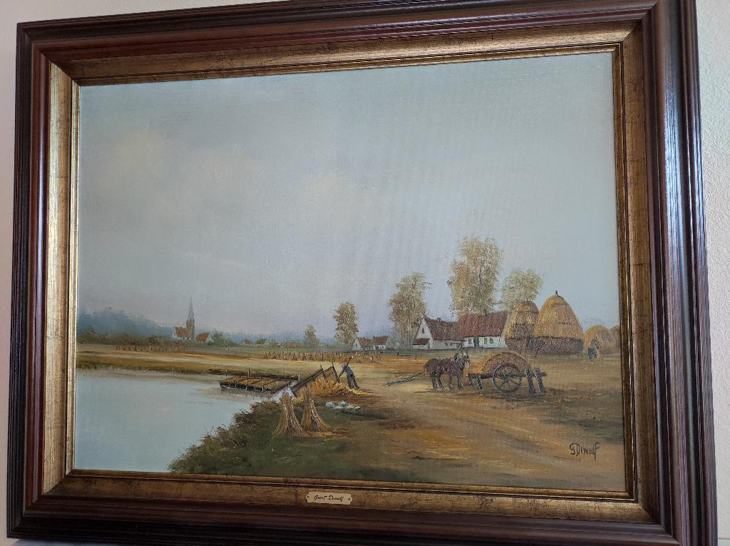 Schilderij G.Dewulf met certificaat, Ophalen