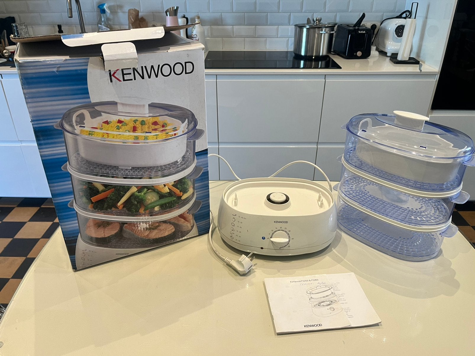 Appareil kenwood cuisson vapeur, Enlèvement, Comme neuf