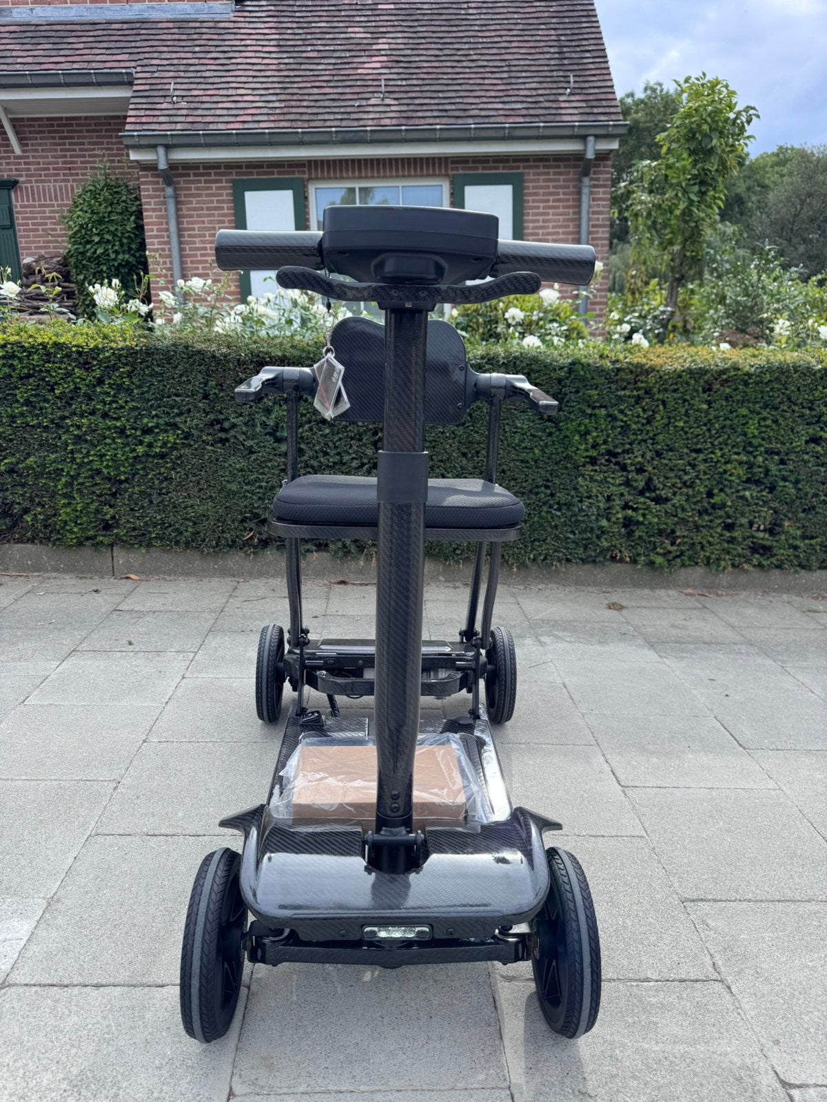 Opvouwbare Carbon Ultralichte 14kg Scootmobiel Nieuw scooter, Ophalen of Verzenden, Inklapbaar, Zo goed als nieuw, Elektrische rolstoel