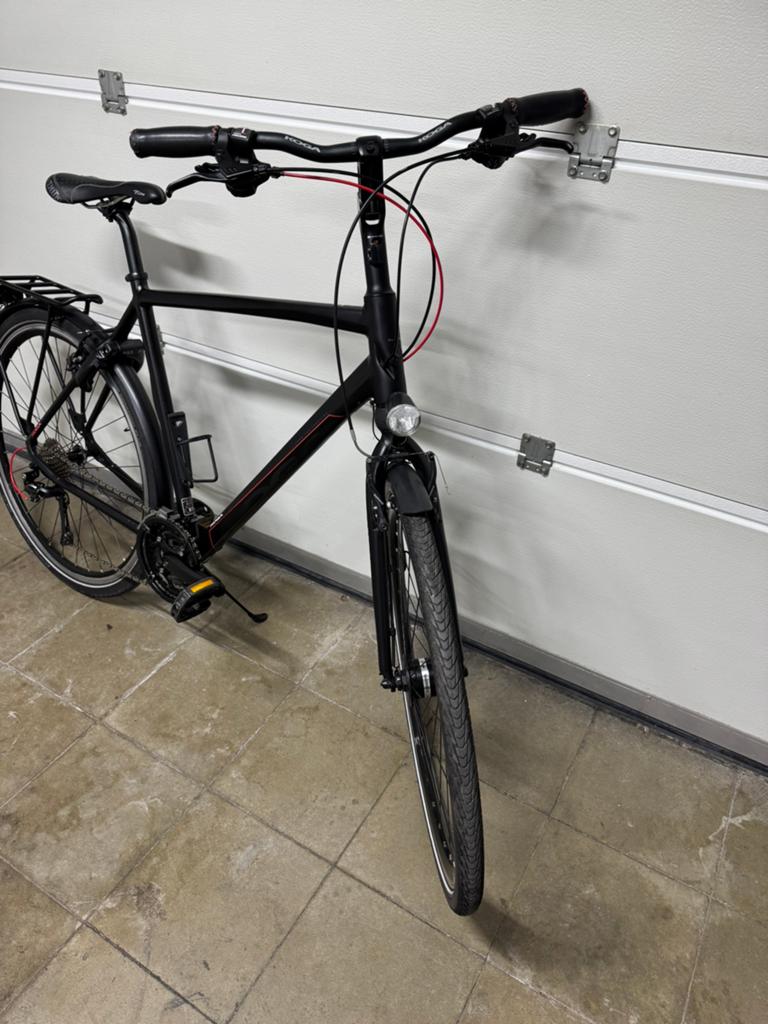 Koga F3 herenfiets, Ophalen, 28 inch, Vering, Velgrem