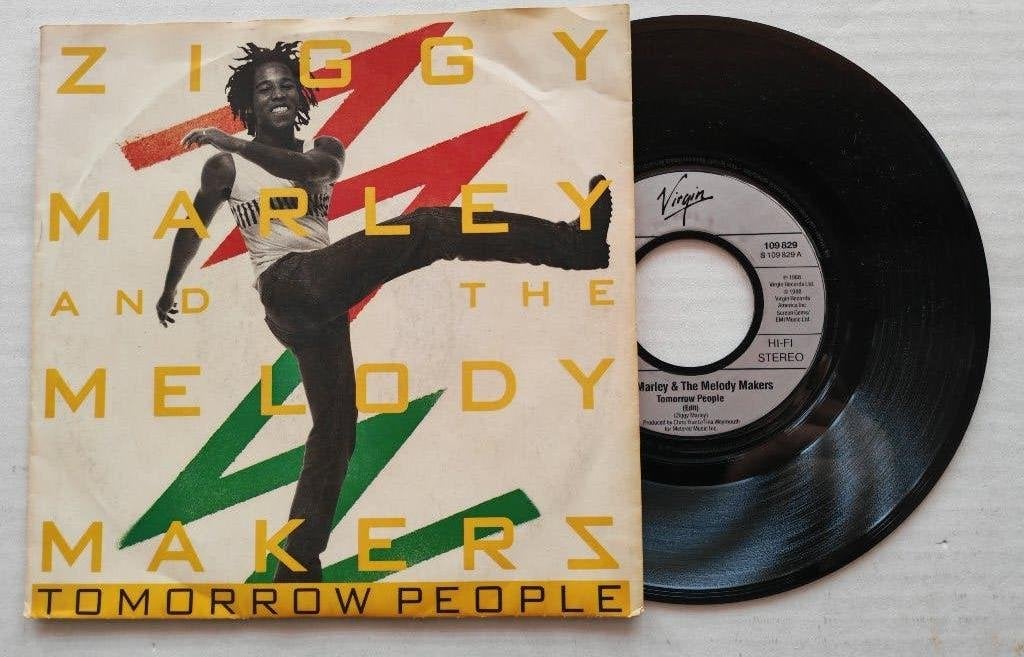 ZIGGY MARLEY & THE MELODY MAKERS - Tomorrow people (45t), Ophalen of Verzenden, Zo goed als nieuw, 7 inch, Reggae en Ska