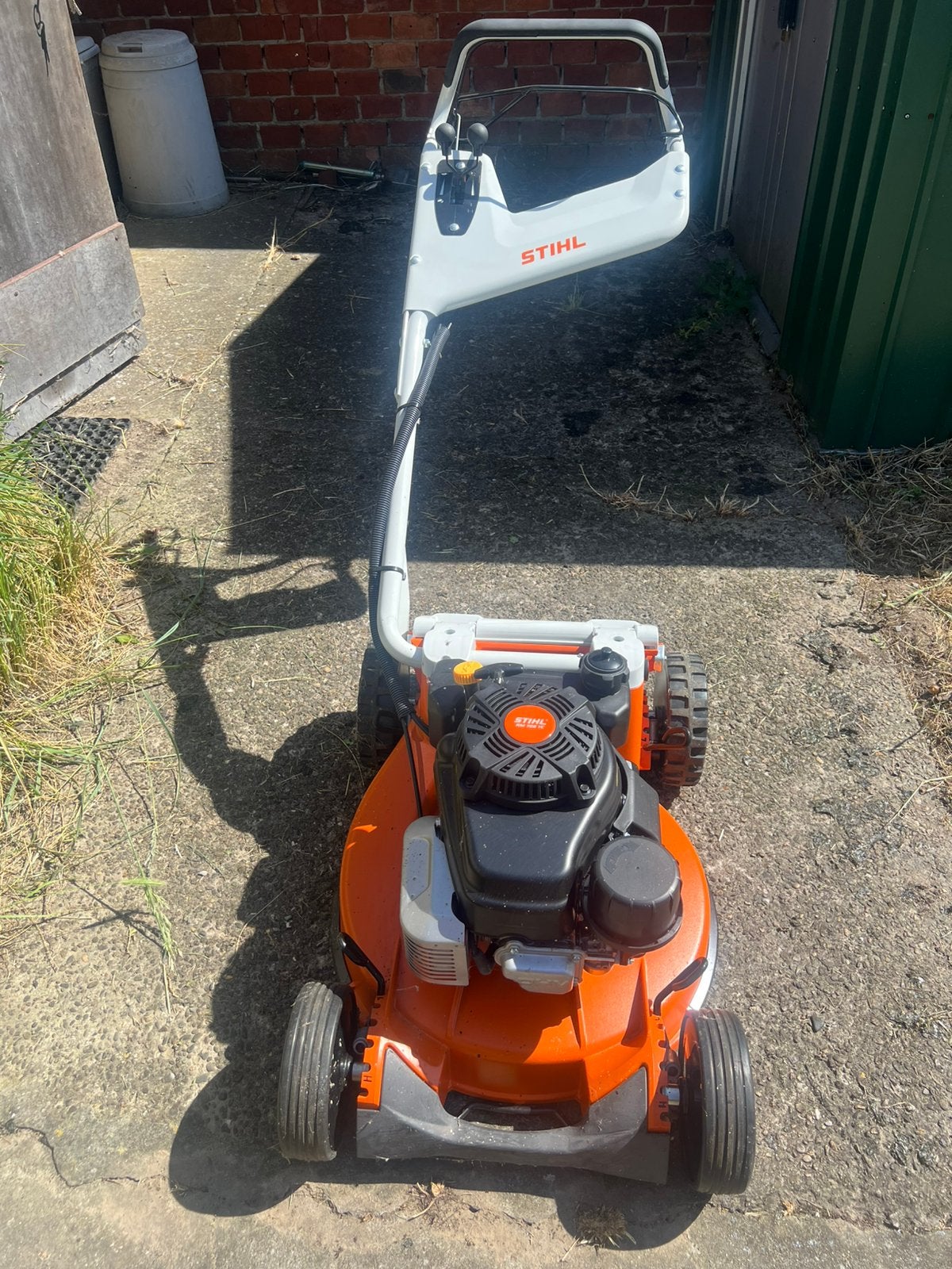 Stihl grasmaaier, Tuin en Terras, Ophalen, Zo goed als nieuw