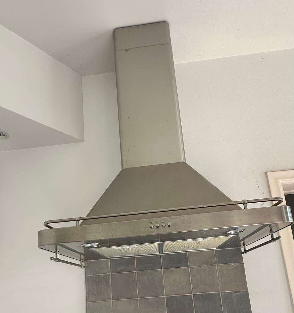 Ikea inox dampkamp zo goed als nieuw, Ophalen, Zo goed als nieuw