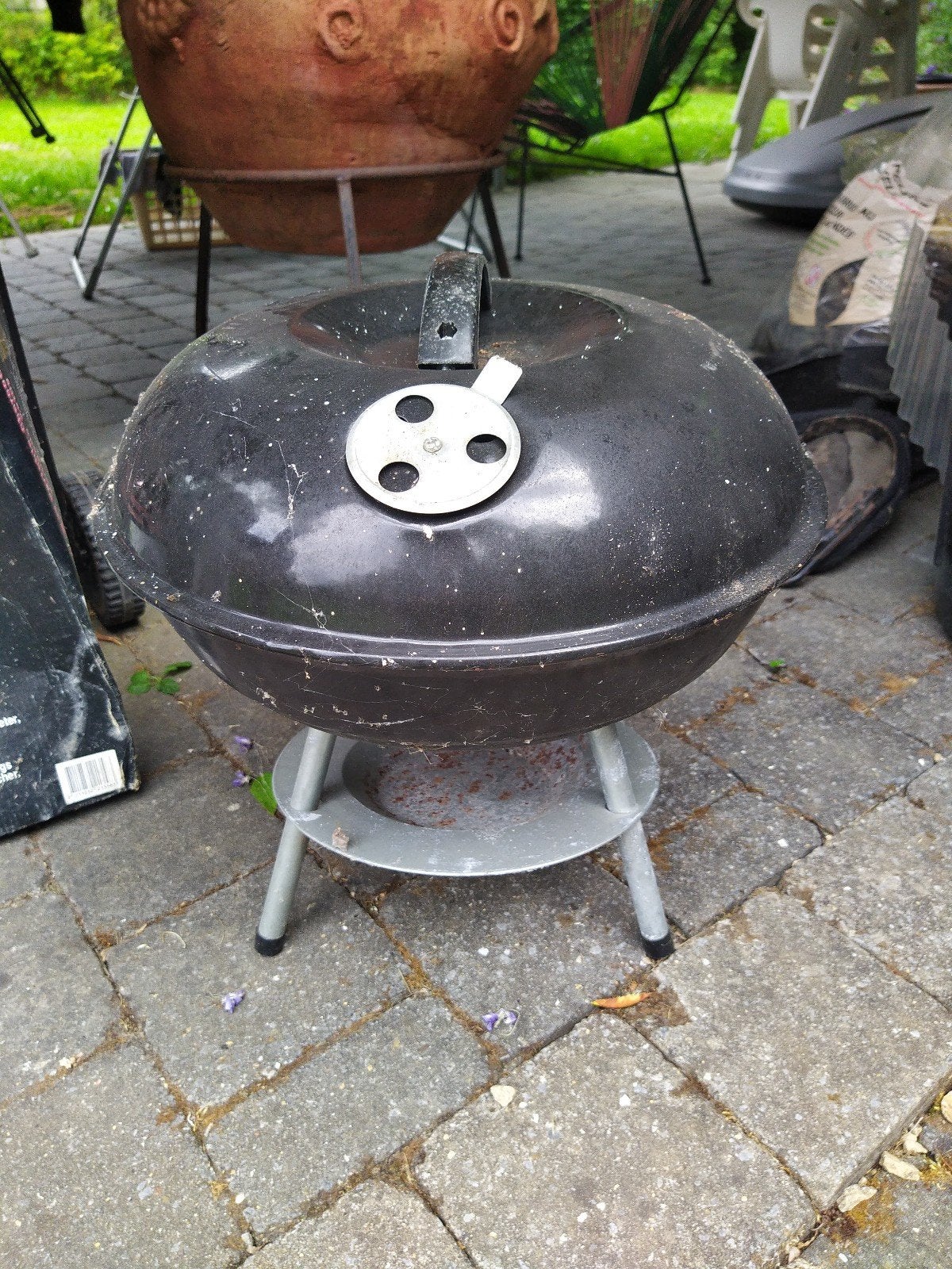 BBQ tafelmodel, Ophalen