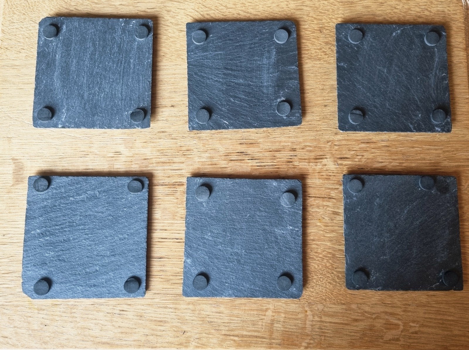 Sous-verres en ardoise, Noir, Sous-verre, Enlèvement, Utilisé