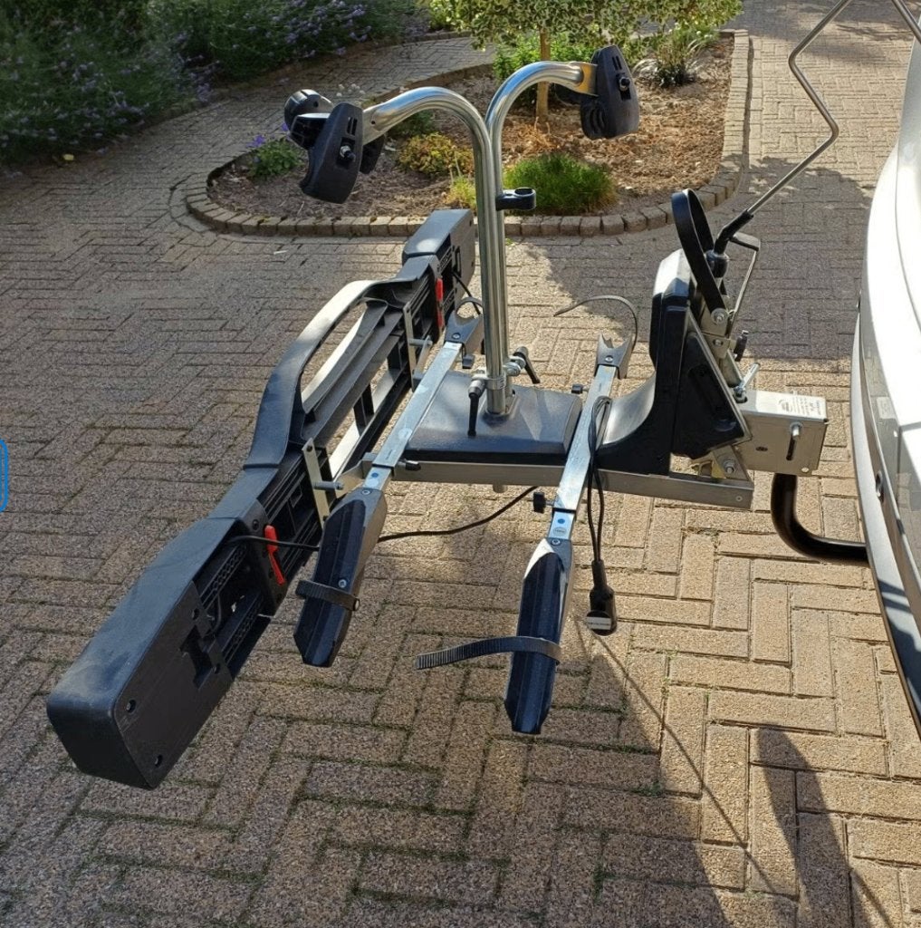 fietsdrager twee E-bike fietsen, Ophalen, Gebruikt, Trekhaakdrager