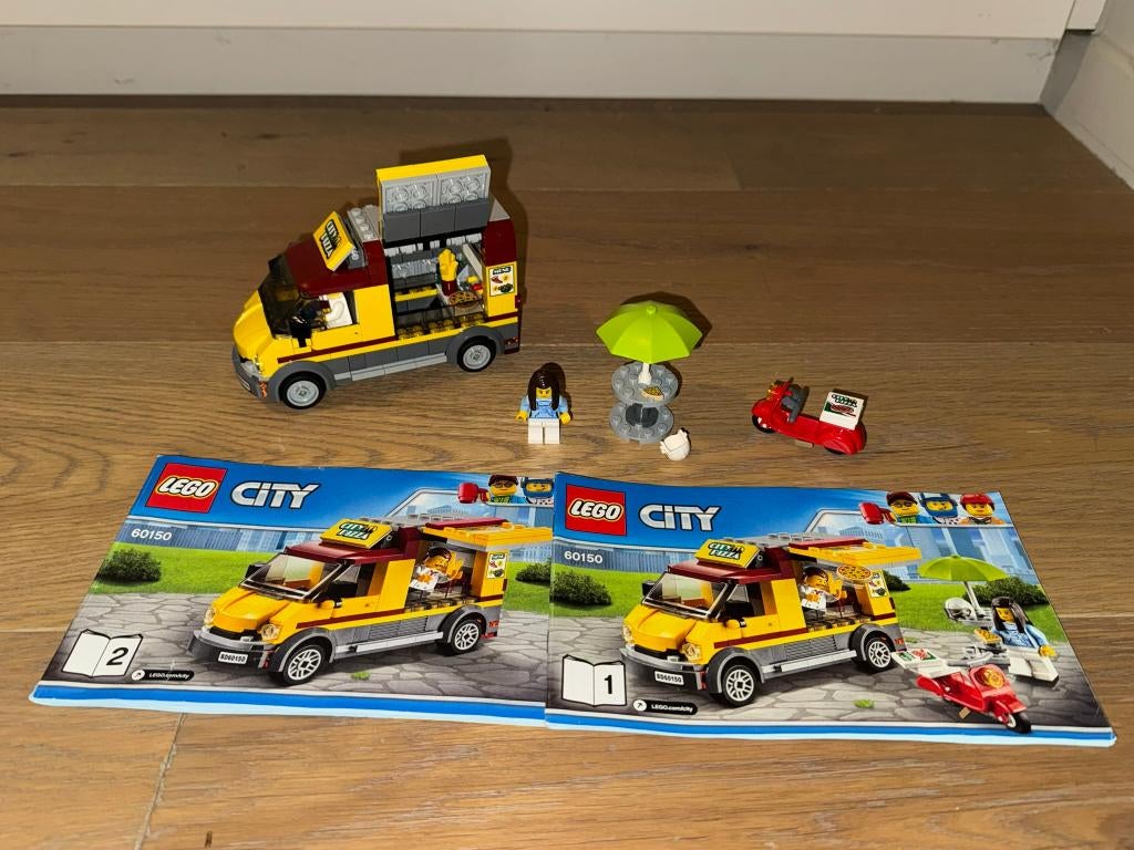Lego City 60150 Pizzatruck, Ophalen of Verzenden, Gebruikt, Complete set, Lego