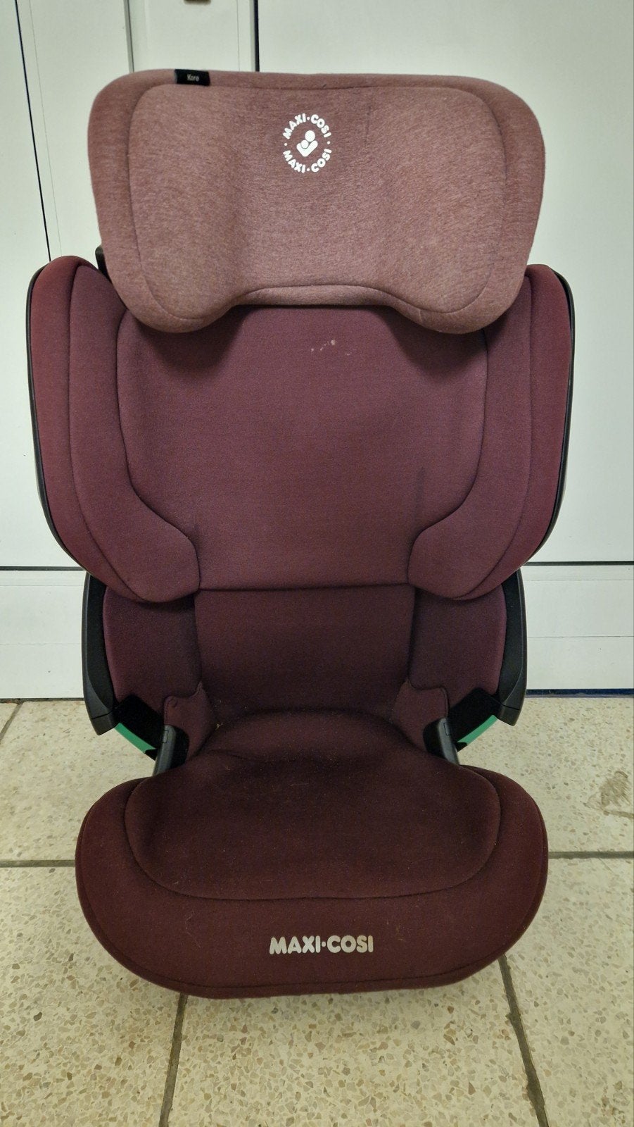​2x Maxi-Cosi Kore i-Size autostoeltjes (Rood & Cognac), Kinderen en Baby's, Autostoeltjes, Ophalen, Gebruikt, Isofix, Maxi-Cosi