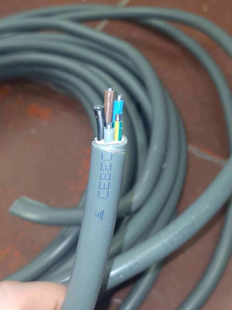 Câble 5G4 xvb +/- 15 mètres, Bricolage & Construction, Électricité & Câbles, Enlèvement ou Envoi
