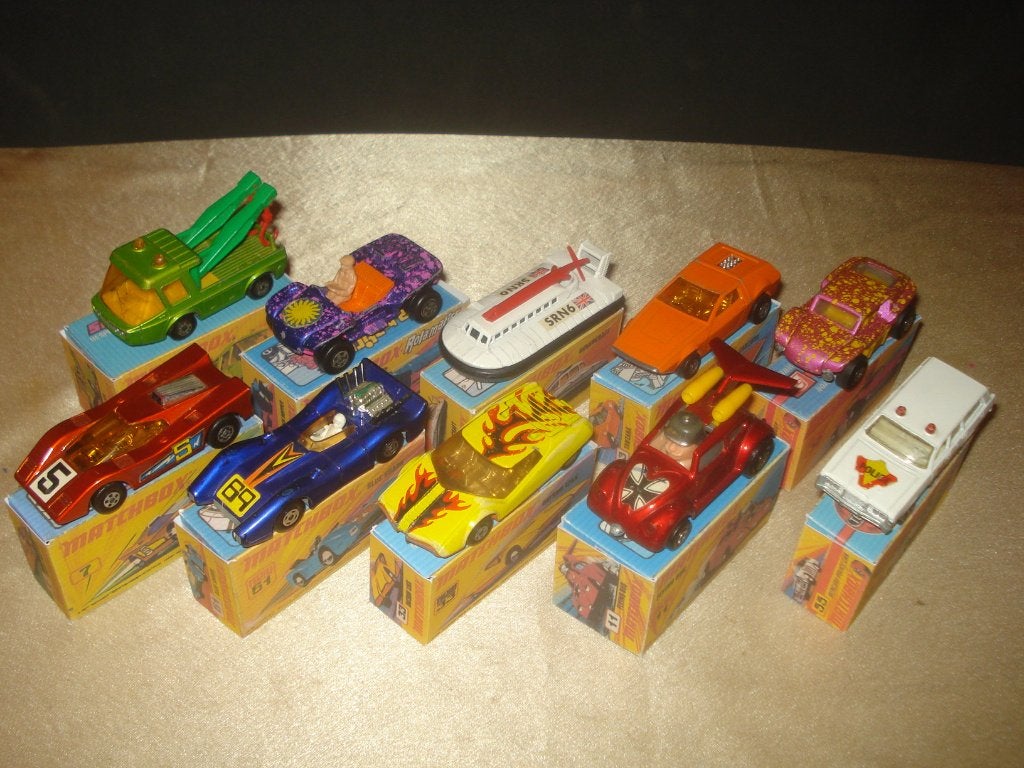 MATCHBOX Superfast Lot 1 de 10 Voitures + Boîtes Reproduites, Enlèvement ou Envoi, Comme neuf, Voiture