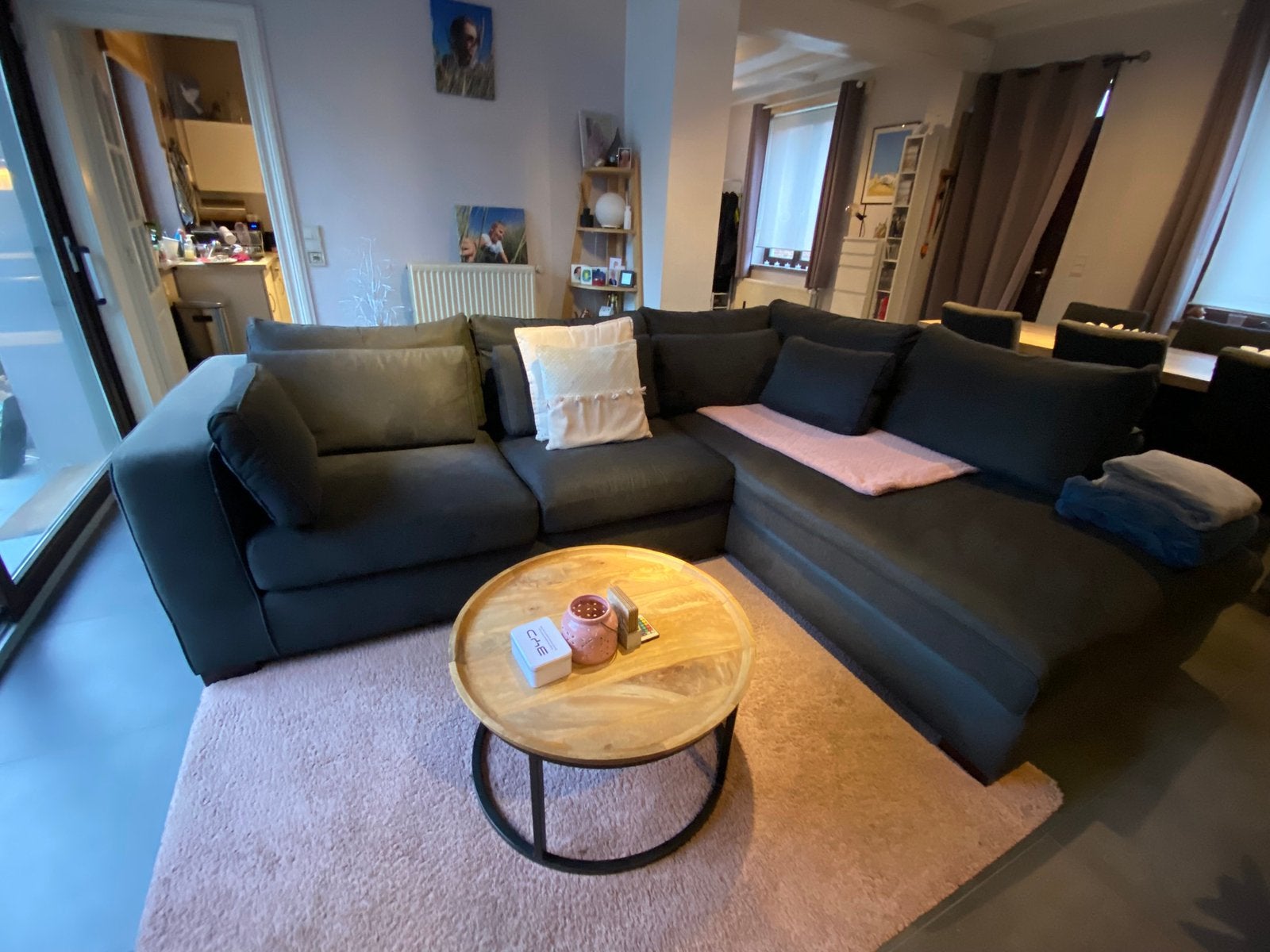 Canapé/ fauteuil avec méridienne, Maison & Meubles, Enlèvement, Utilisé, Tissus, Intemporel