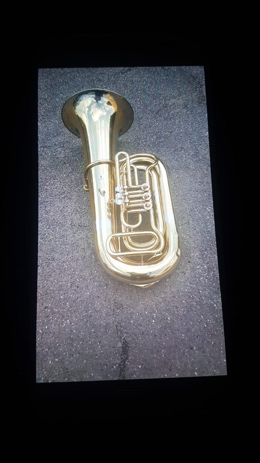 bas tuba, Ophalen