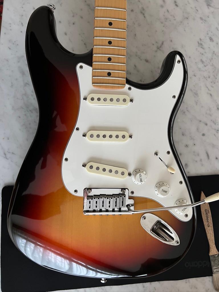 Fender American Standard Stratocaster 1988, Muziek en Instrumenten, Ophalen, Gebruikt, Solid body, Fender