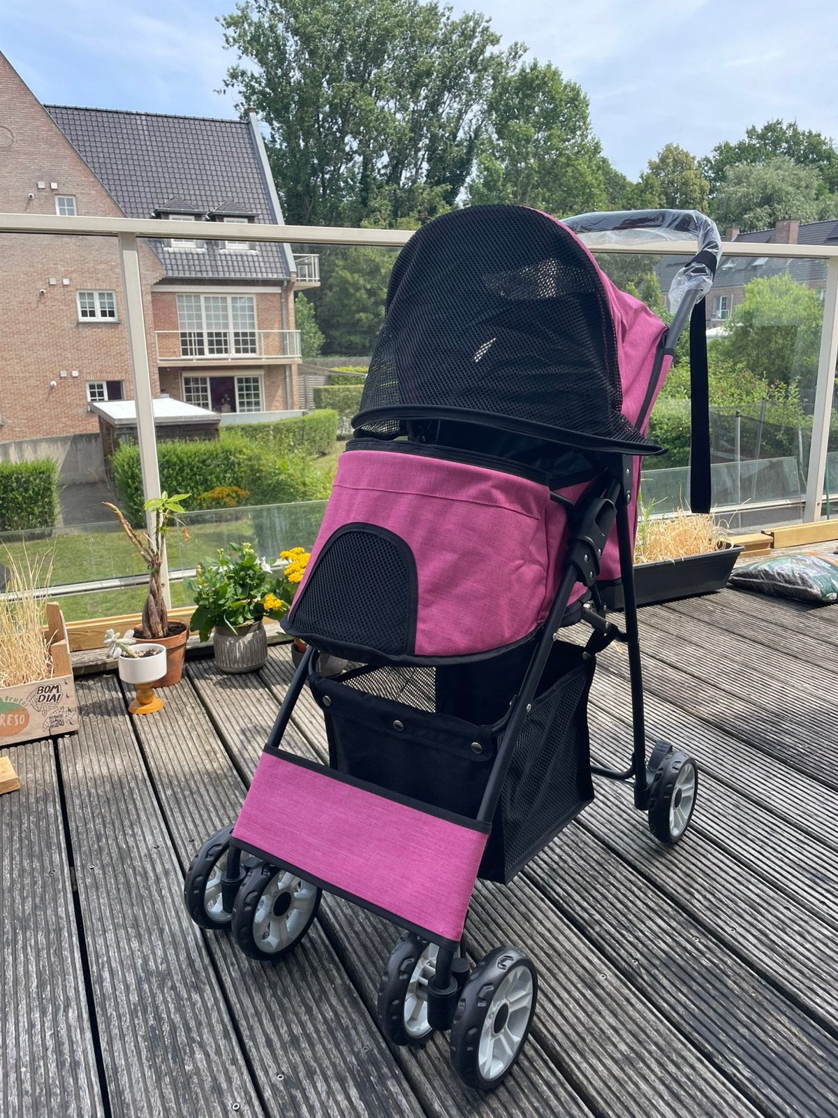 Opvouwbare Honden- & Kattenbuggy | Lichtgewicht, Animaux & Accessoires, Paniers pour chats, Comme neuf, Enlèvement ou Envoi