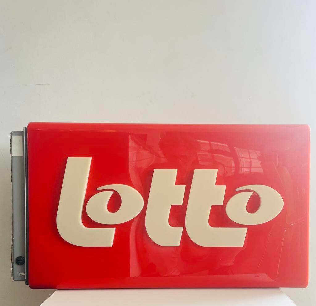 Oude Lotto lichtreclame, Verzamelen, Ophalen of Verzenden