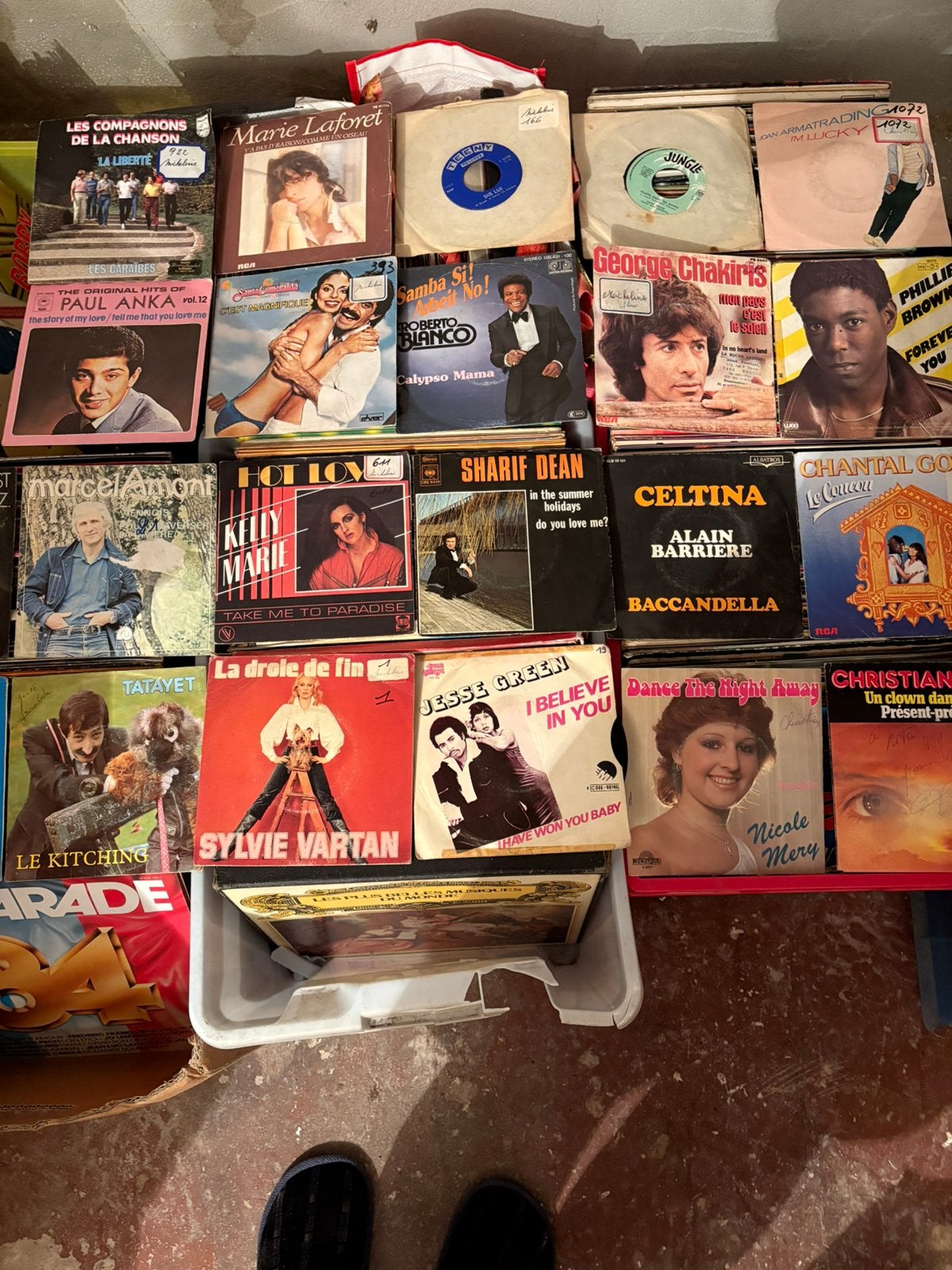 Lot vinyles singles 45 tours, CD & DVD, Enlèvement, Comme neuf