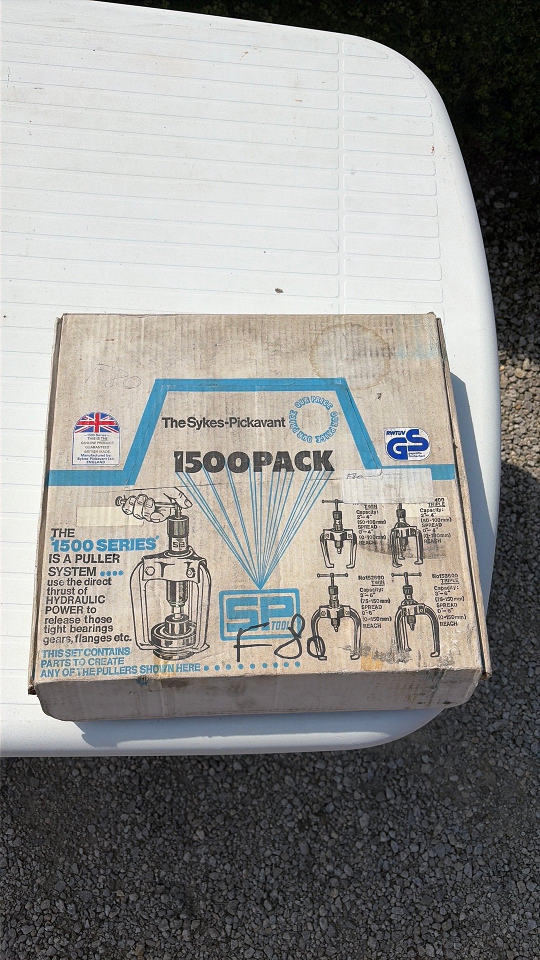 Sykes-Pickavant 1500 Pack - Hydraulische Poelietrekker Set, Auto diversen, Autogereedschap, Zo goed als nieuw, Ophalen