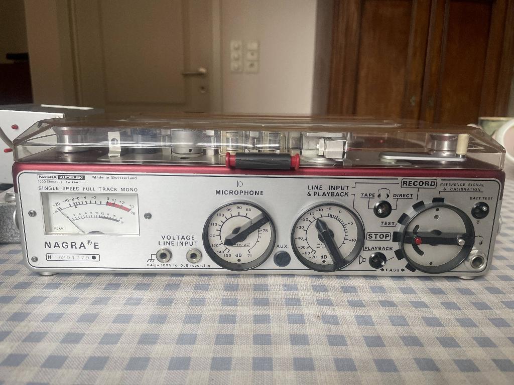 Nagra E met toebehoren, Audio, Tv en Foto, Bandrecorder, Ophalen, Bandrecorder, Met banden