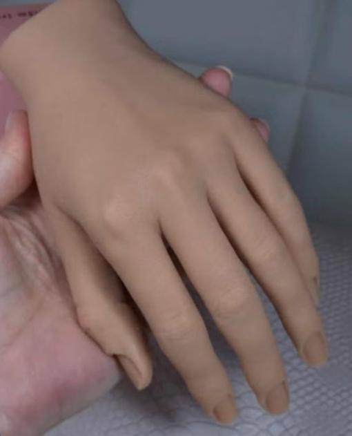 Red Iguana Lisa Left Hand – realistische oefenhand manicure, Ophalen, Zo goed als nieuw