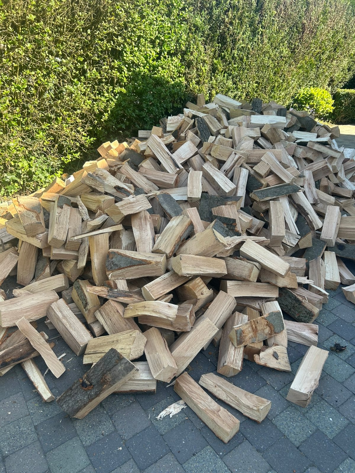 Brandhout, Ophalen