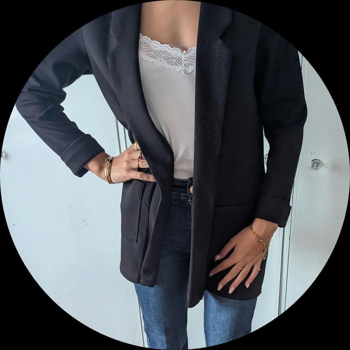 veste, Kleding | Dames, Ophalen of Verzenden, Zo goed als nieuw, Maat 36 (S), Zwart
