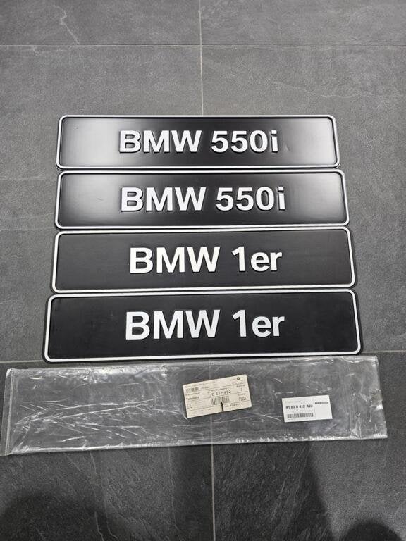 Showroomplaatjes BMW 550i 1er, Gebruikt, Ophalen of Verzenden