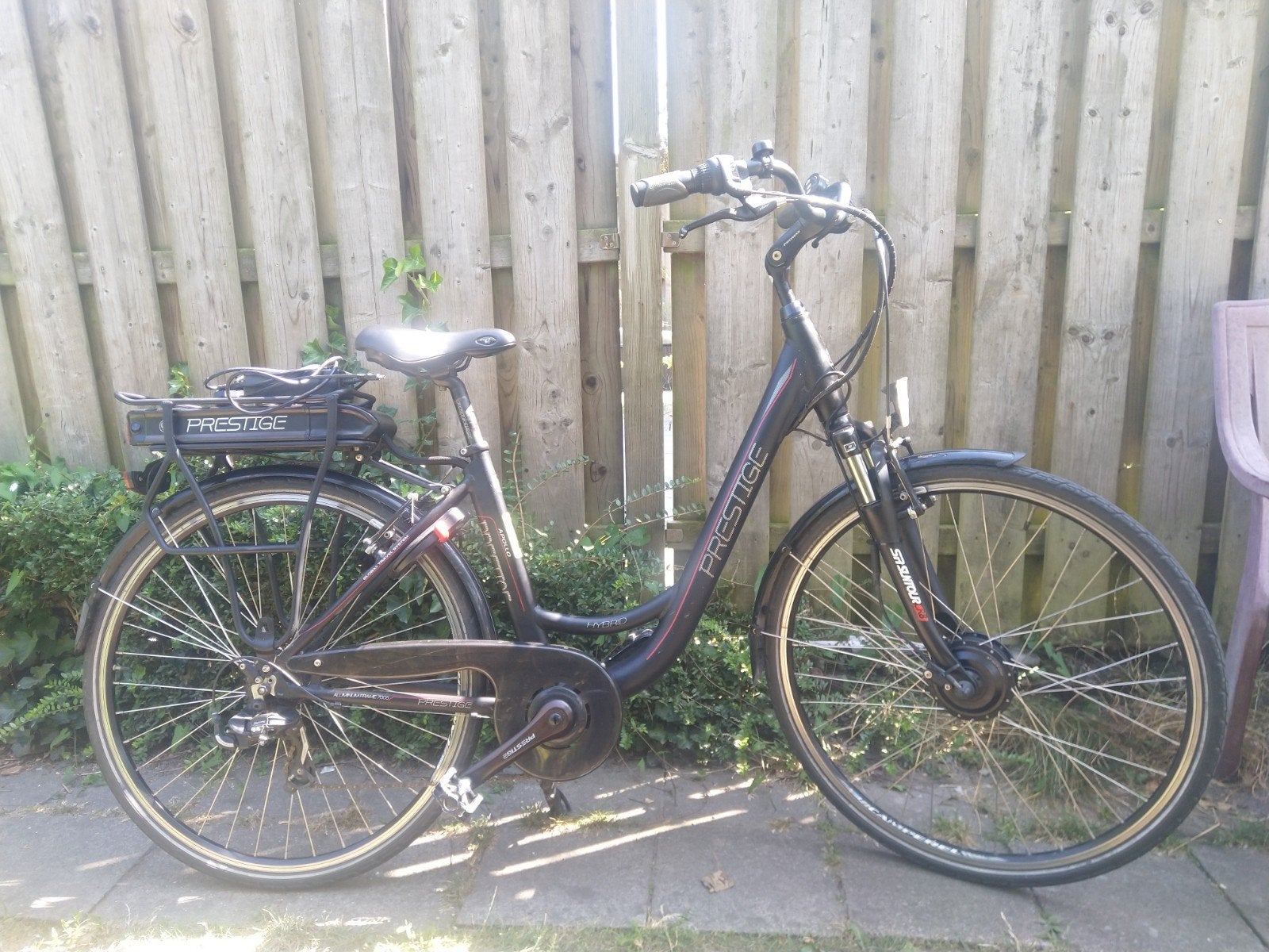 Elektrische fiets Prestige 28 inch, Gebruikt, 47 tot 51 cm, 50 km per accu of meer, Ophalen