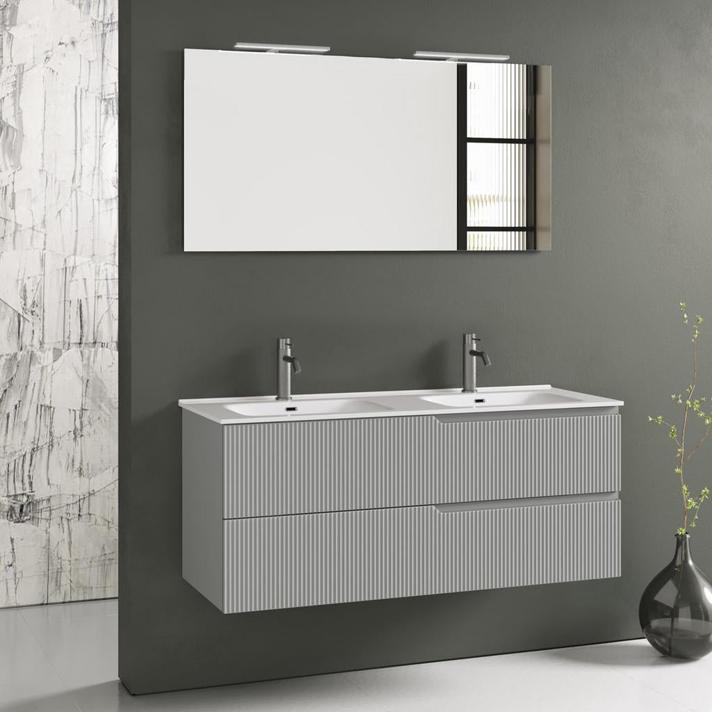 Evier double vasque neuf, Enlèvement, Neuf, 100 à 150 cm, Meuble lavabo