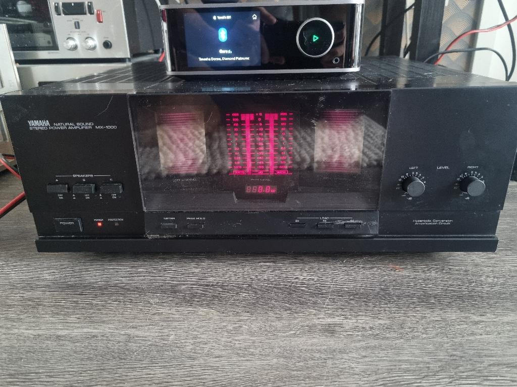 Yamaha MX-1000 eindversterker, Ophalen of Verzenden, Gebruikt, 120 watt of meer, Yamaha