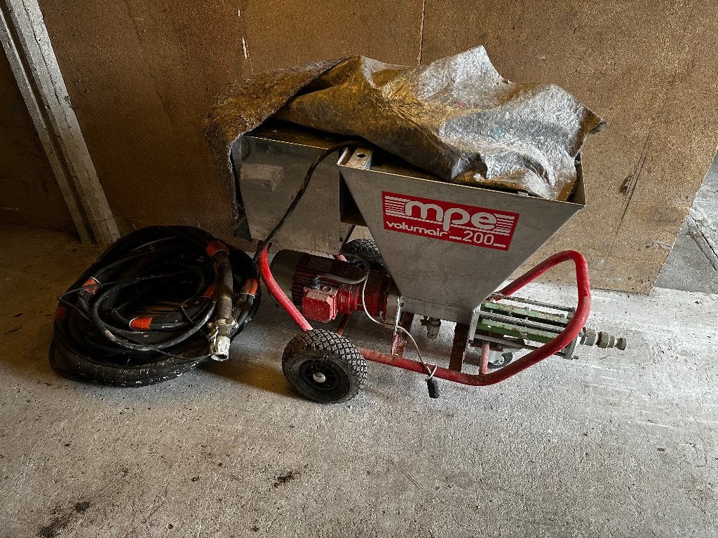 spuitmachine, Gevelrenovatie
