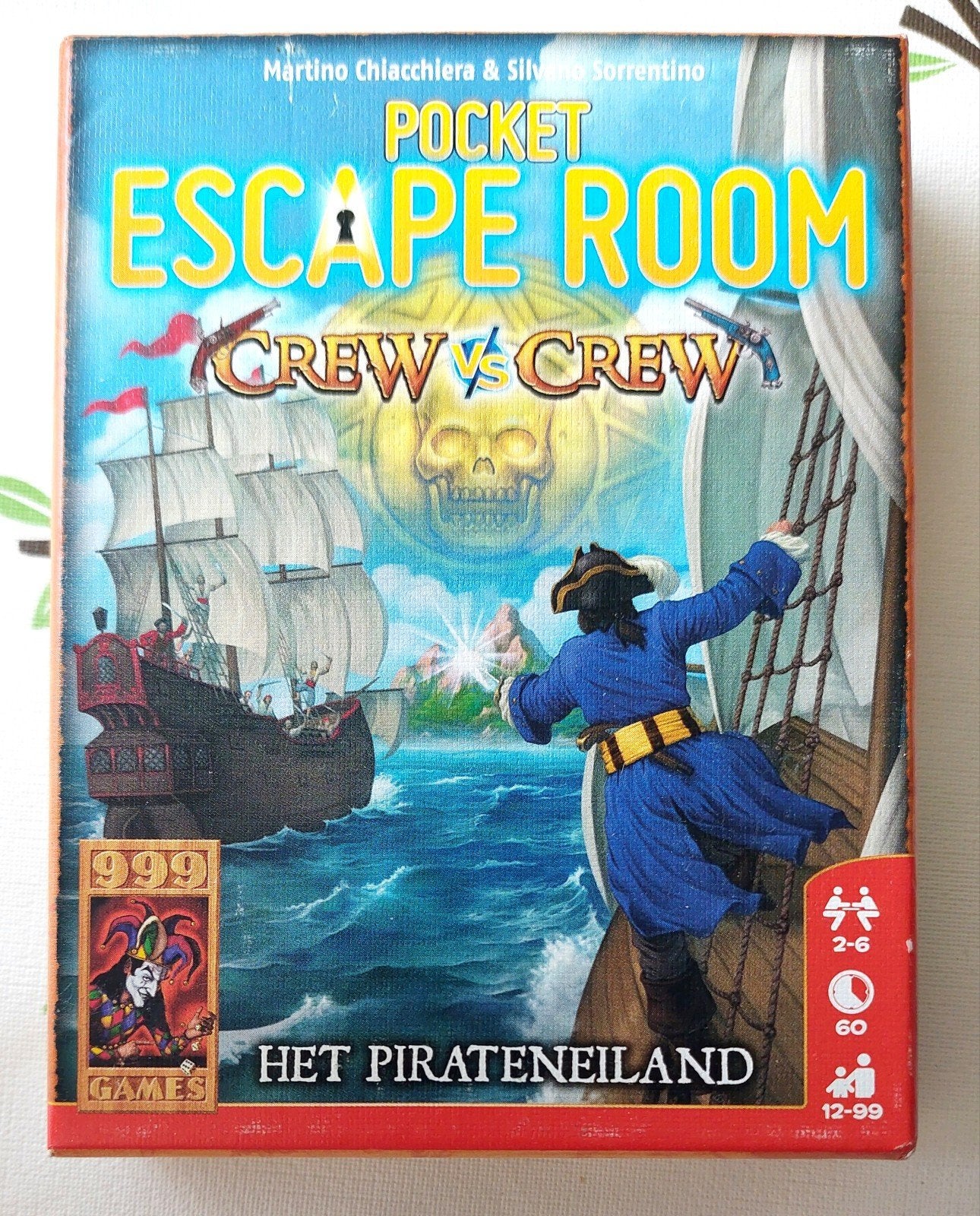 Pocket Escape Room spel - Crew vs Crew; het Pirateneiland, Hobby en Vrije tijd, Ophalen of Verzenden