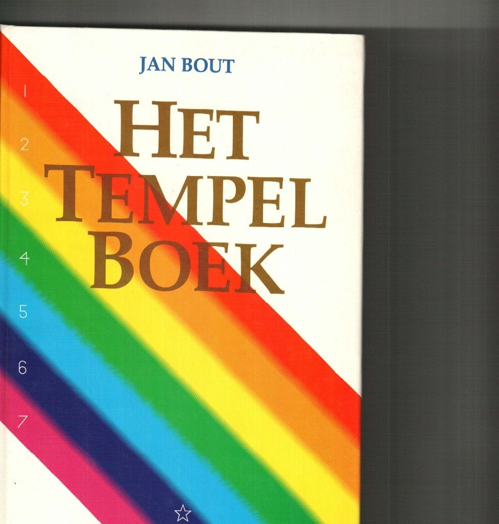 Het tempelboek jan bout 418 blz, Enlèvement ou Envoi, Comme neuf
