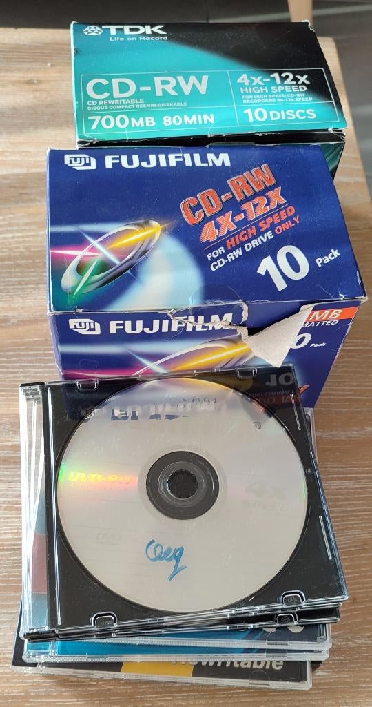 lege CD-RW's en DVD-RW's, Computers en Software, Verschillende merken, Herschrijfbaar, Overige typen, Nieuw