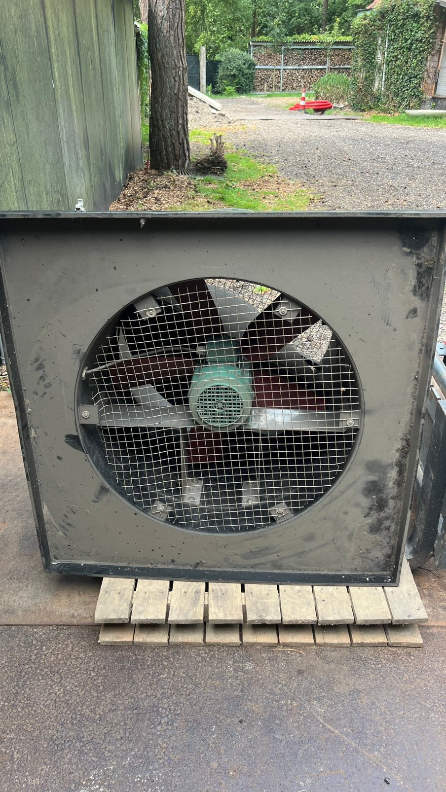 Grote industriële axiaalventilator, afzuigventilator., Ophalen, Gebruikt, Ventilator