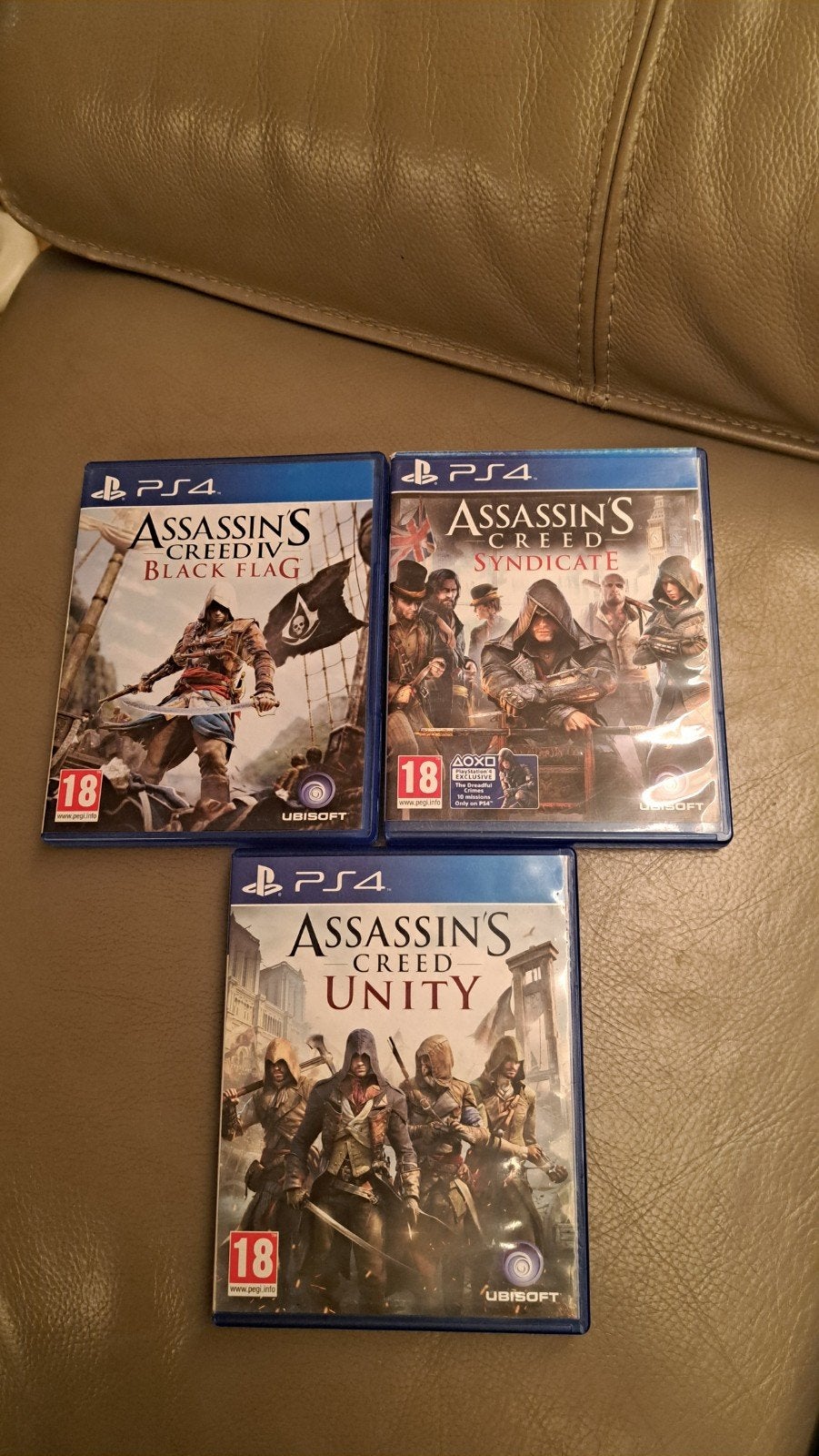 Ik verkoop 3 assasins creed spelen voor 40€, Games en Spelcomputers, Games | Sony PlayStation Vita, Ophalen