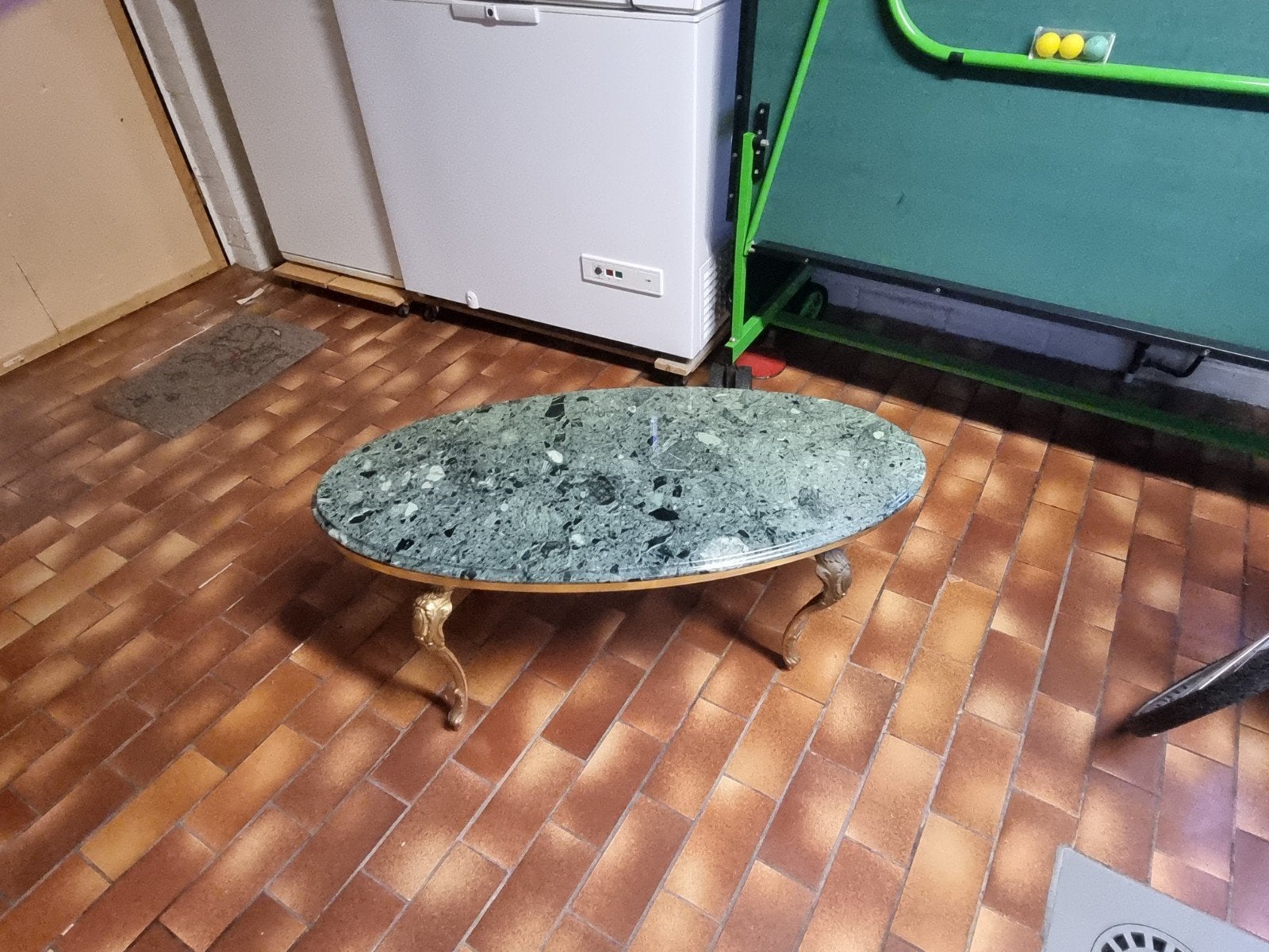 Salontafel marmeren blad, Ophalen, Natuursteen