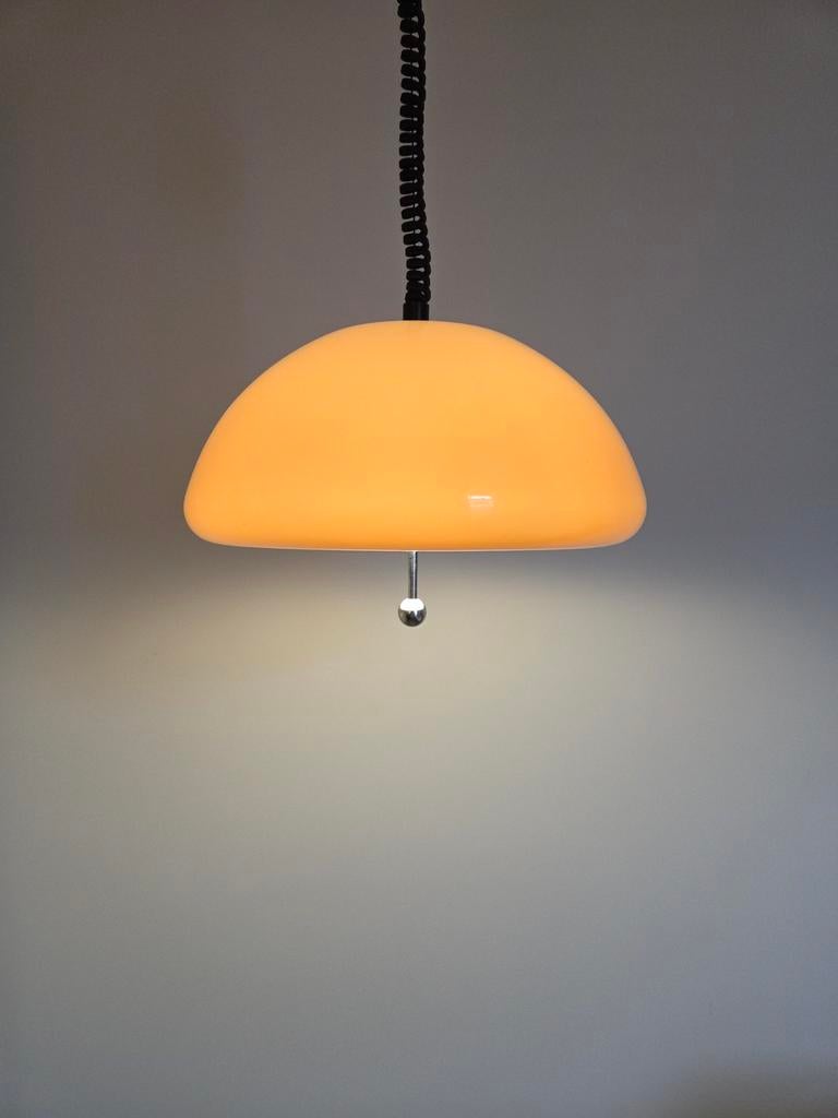 Hanglamp Luigi Massoni for Guzzini, 1960s, Huis en Inrichting, Lampen | Hanglampen, Ophalen