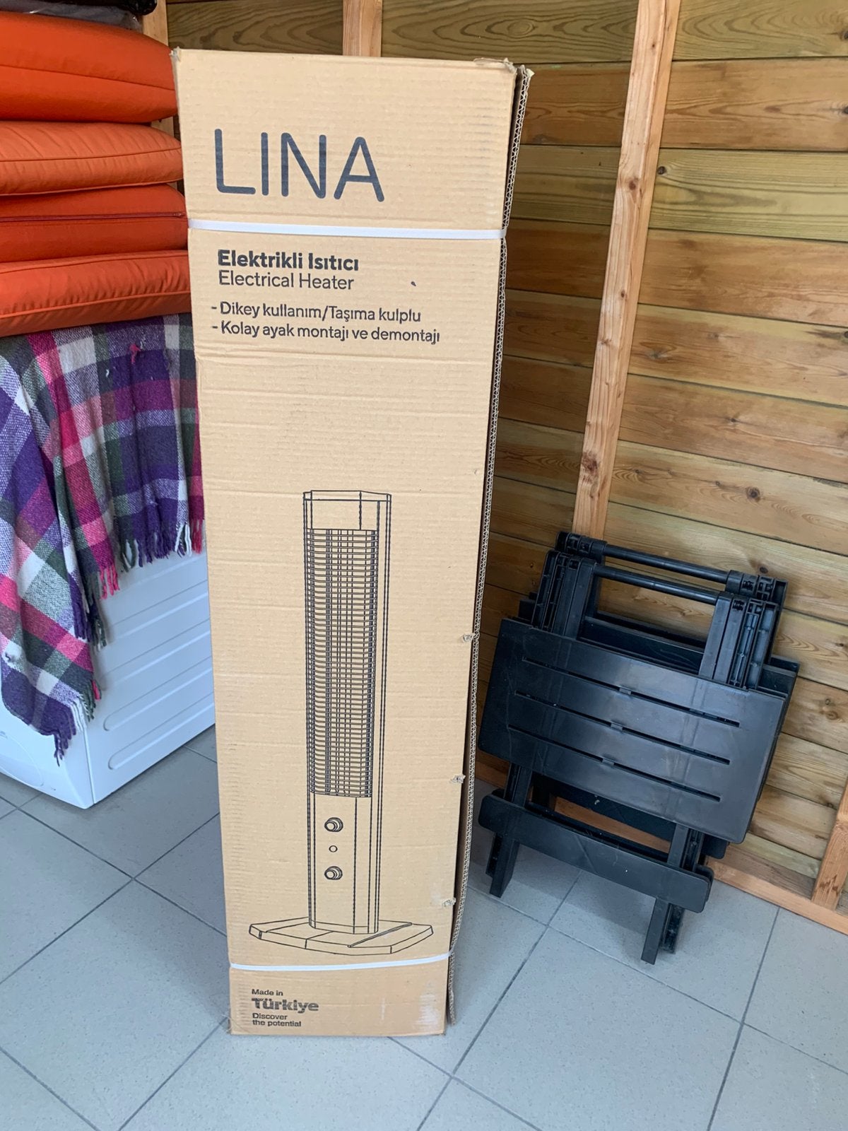 Nieuwe terrasverwarmer, Ophalen, Zo goed als nieuw