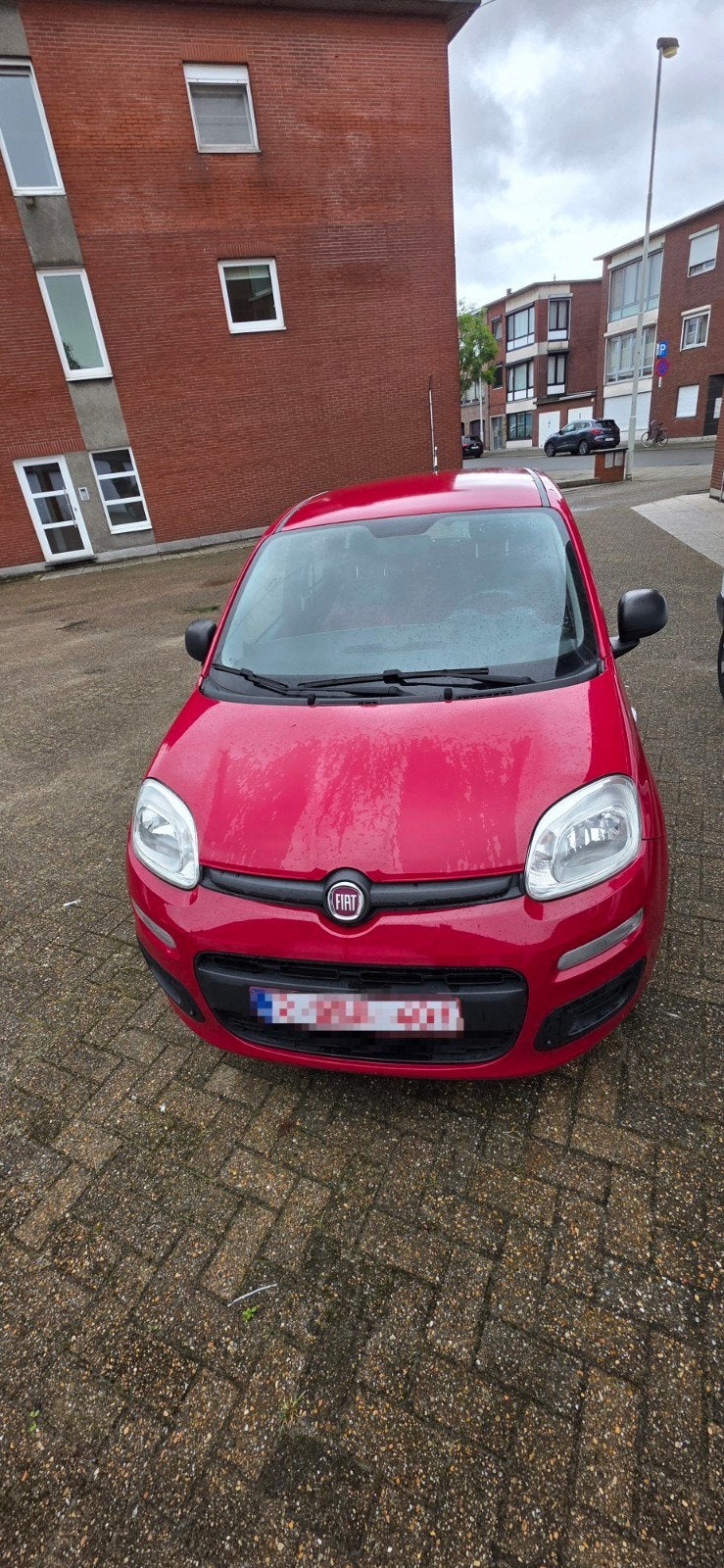 Fiat panda bj 2015 rood met 30000km perfecte staat, Auto's, Fiat, Voorwielaandrijving, Stof, Euro 6, Overige kleuren