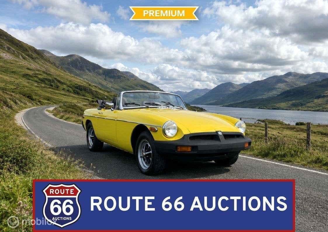 MG MGB Cabriolet | 1980 | Route 66 Auctions, Achat, Entreprise, Boîte manuelle, Autre carrosserie