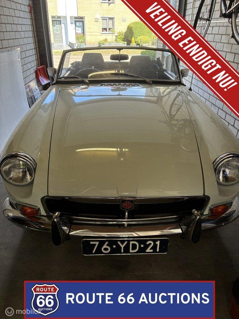 MG MGB Cabriolet | 1973 | Route 66 Auctions, Achat, Entreprise, Boîte manuelle, Autre carrosserie