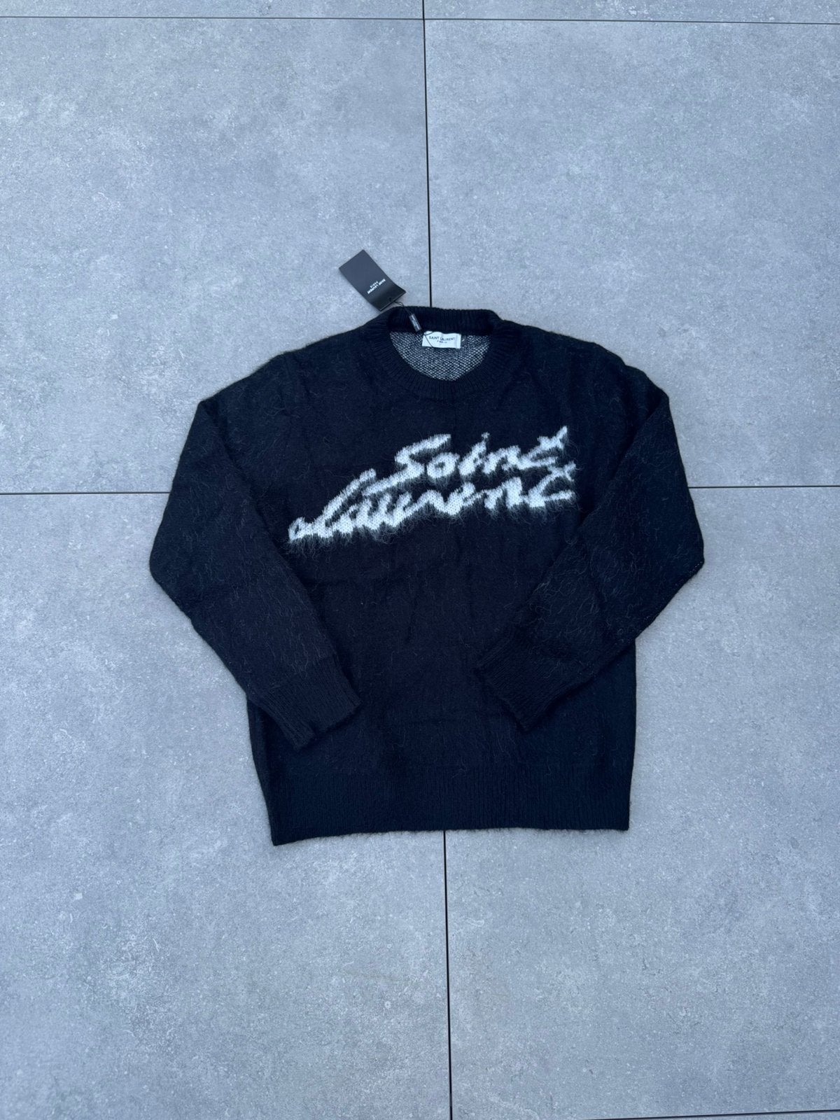 Yves Saint Laurent Knit Sweater, Ophalen of Verzenden, Nieuw, Maat 52/54 (L), Zwart