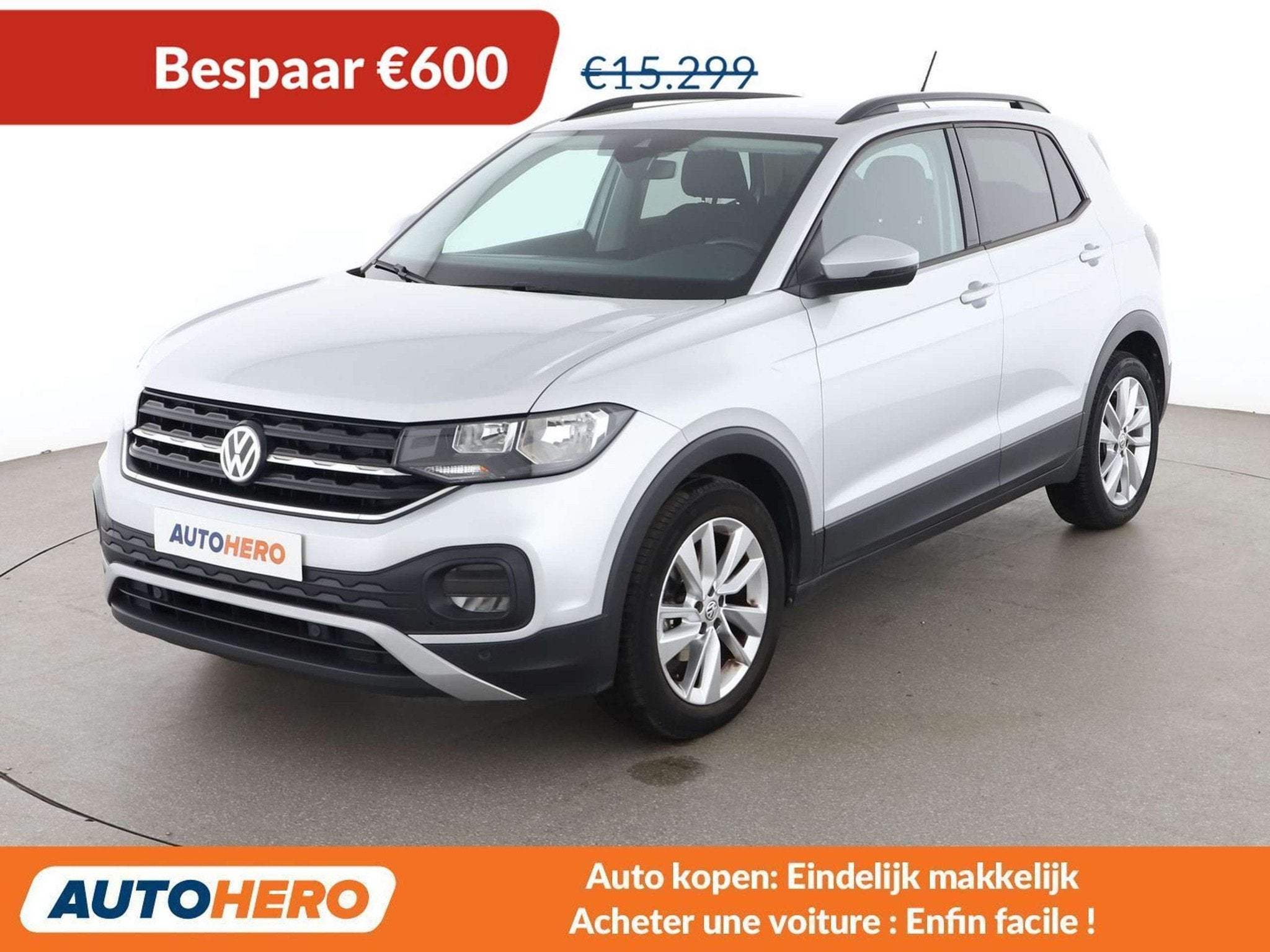 Volkswagen T-Cross 1.0 TSI Life (bj 2020), Auto's, Volkswagen, Voorwielaandrijving, Gebruikt, 95 pk, 1245 kg