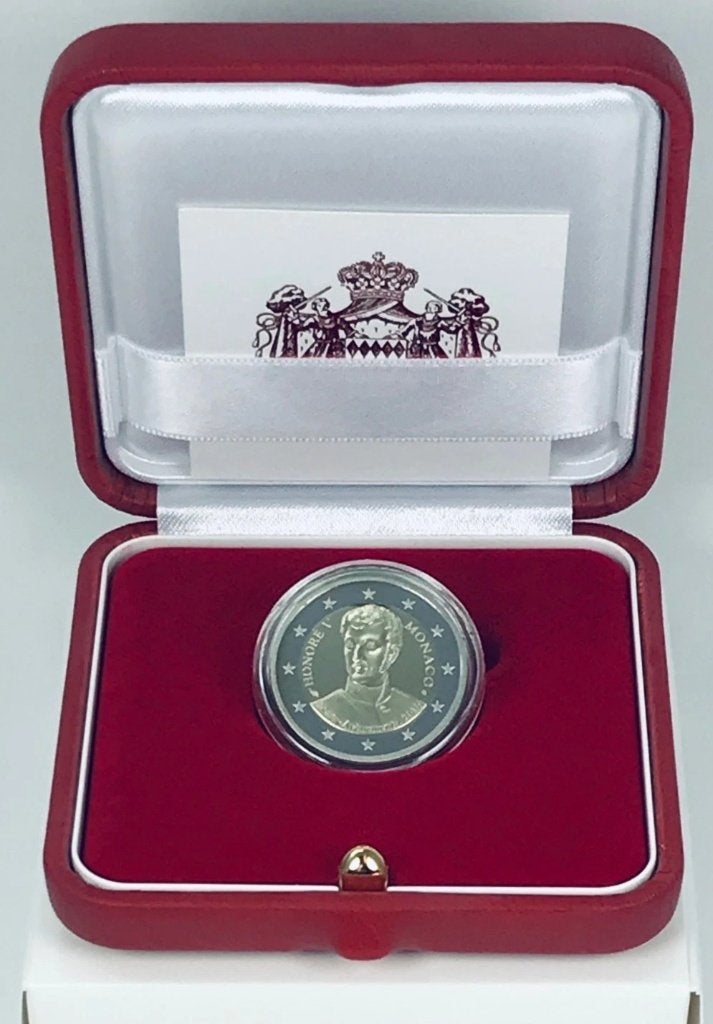 2 euromunt Monaco 2019, Ophalen, Monaco, 2 euro, Setje